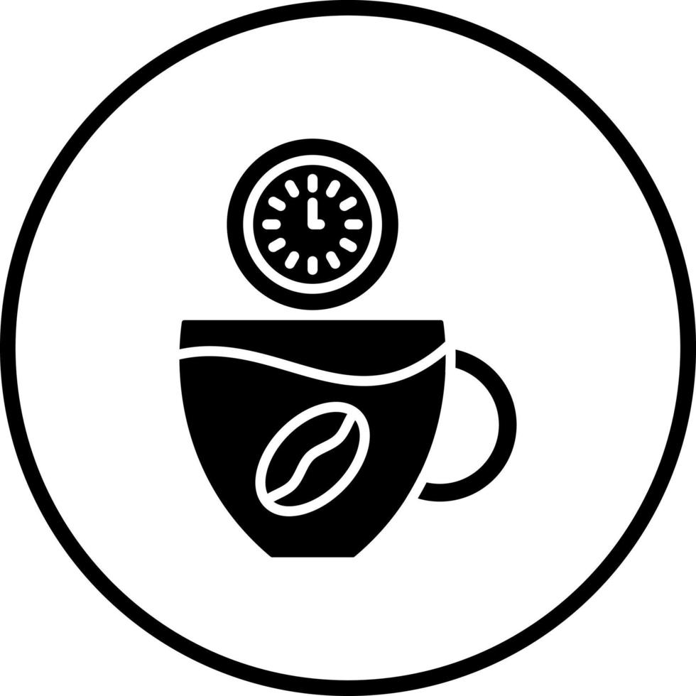 Coffee Time Vector Icon Style