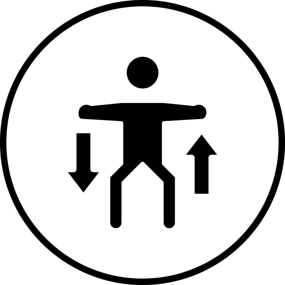 Squat Vector Icon Style