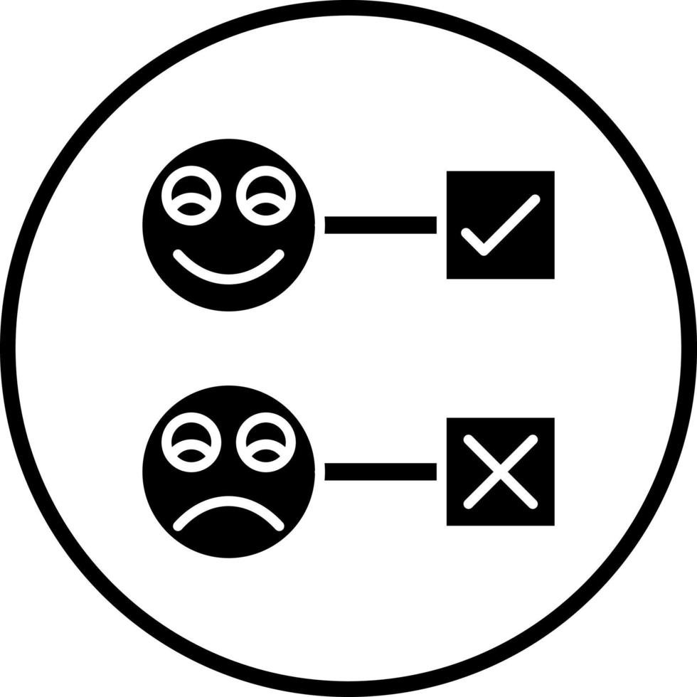 Satisfaction Survey Vector Icon Style
