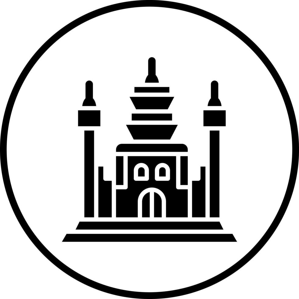 angkor wat vector icono estilo