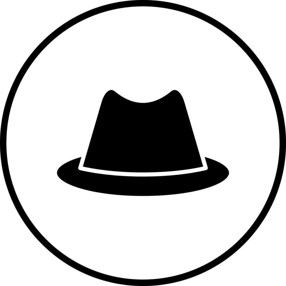 vaquero sombrero vector icono estilo