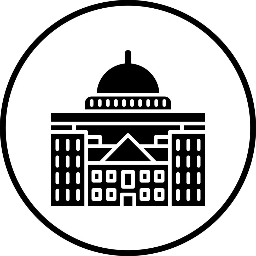 Capitol Vector Icon Style