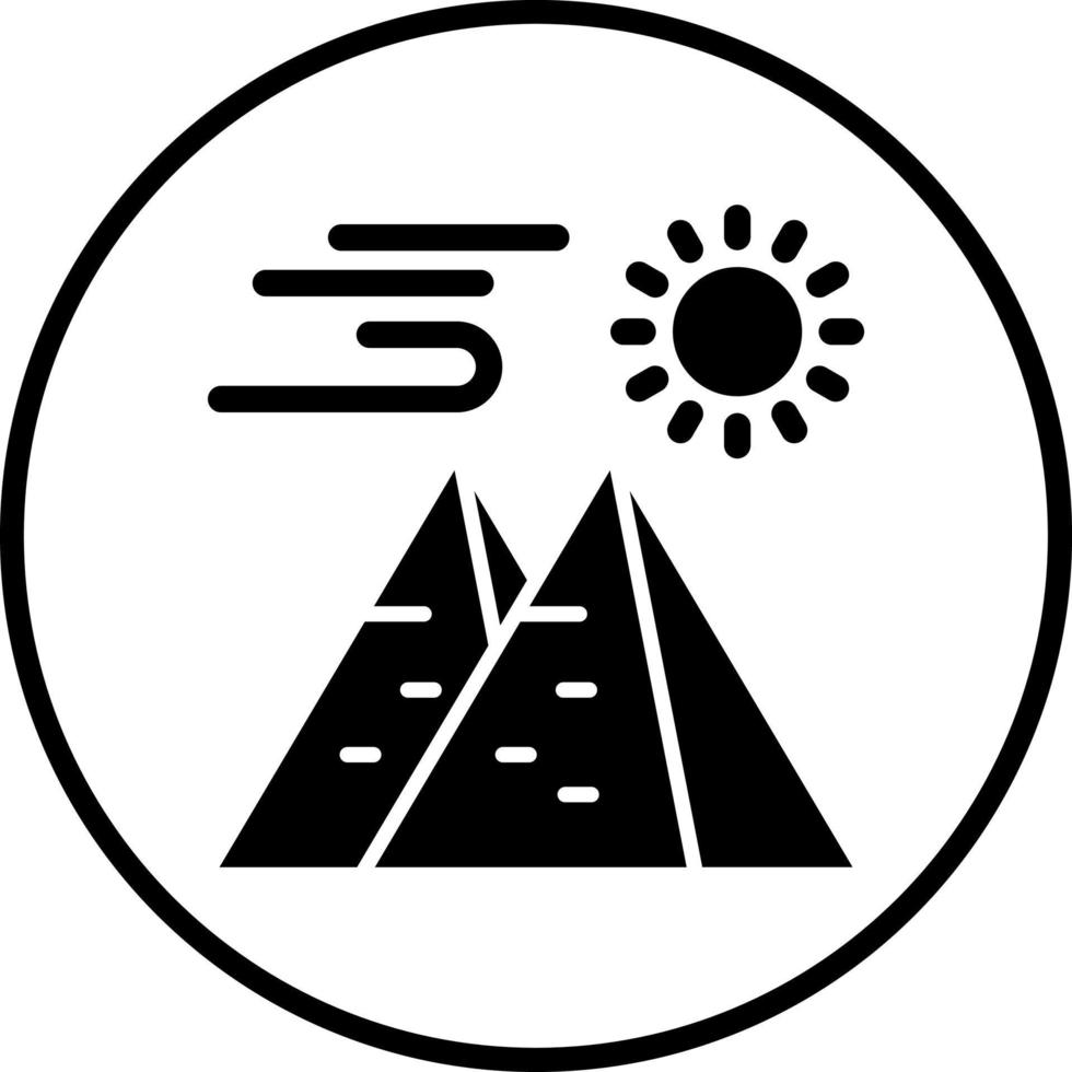 Pyramid Vector Icon Style