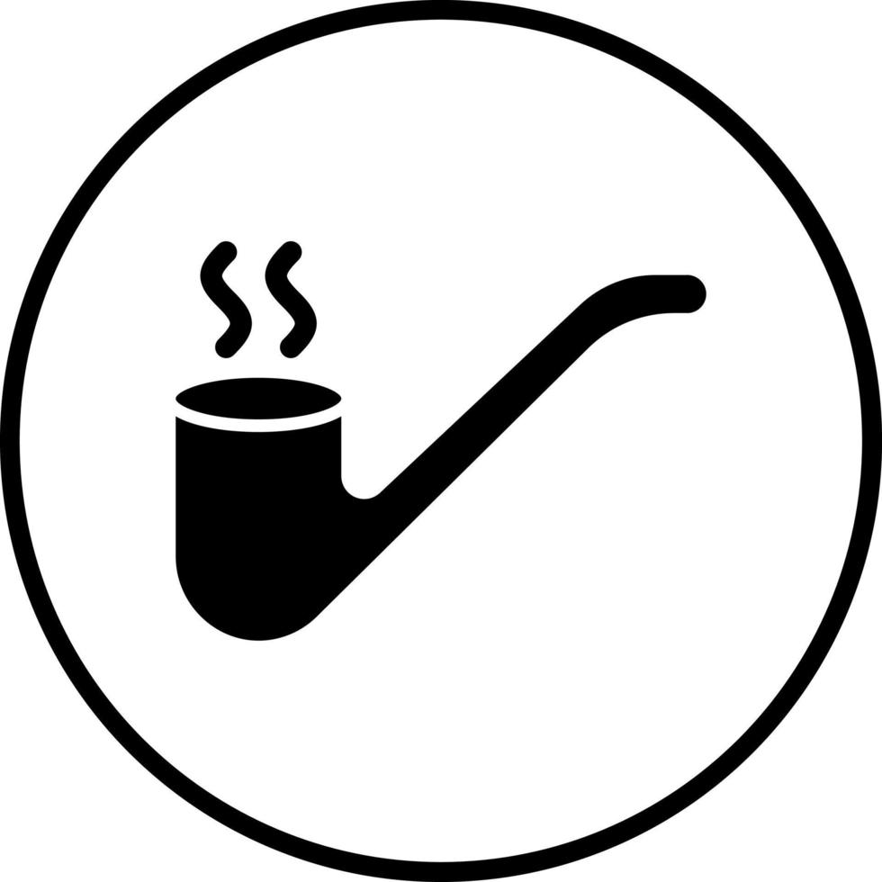 Smoking Pipe Vector Icon Style