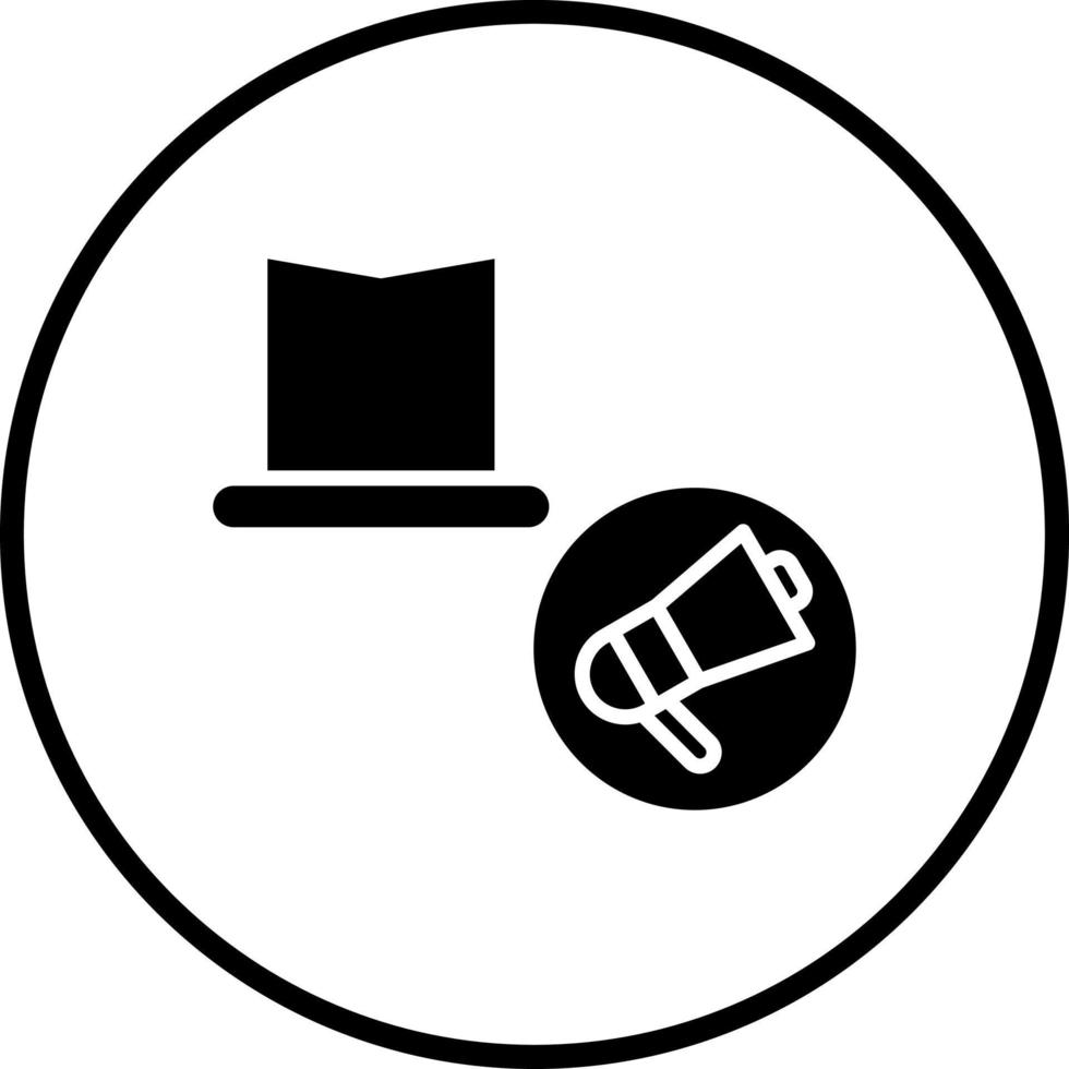 Black Hat PR Vector Icon Style