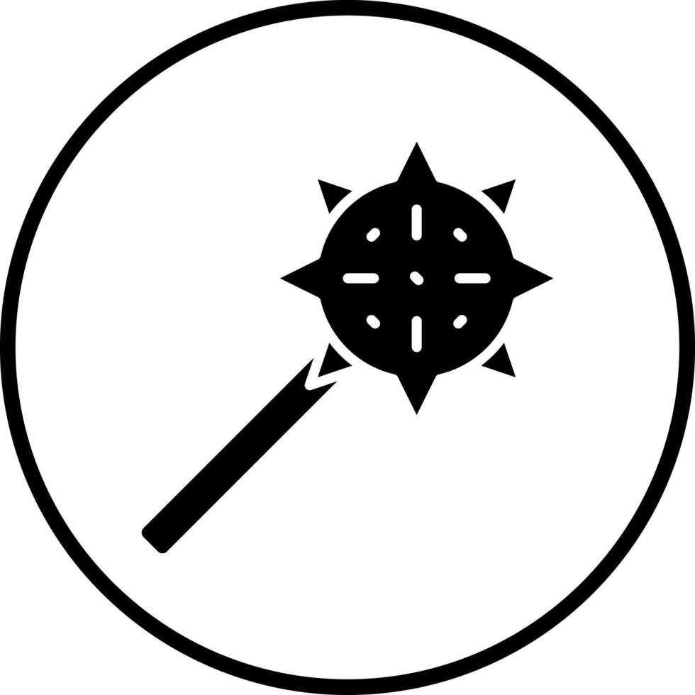 Mace Vector Icon Style