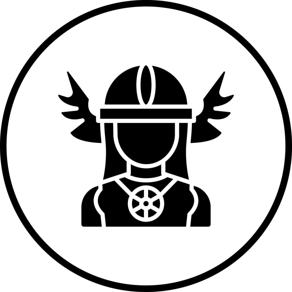 Shieldmaiden Vector Icon Style