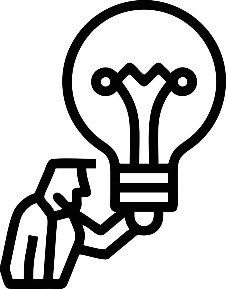 Idea solution icon symbol vector image. Illustration of the creative innovation concept design. EPS 10