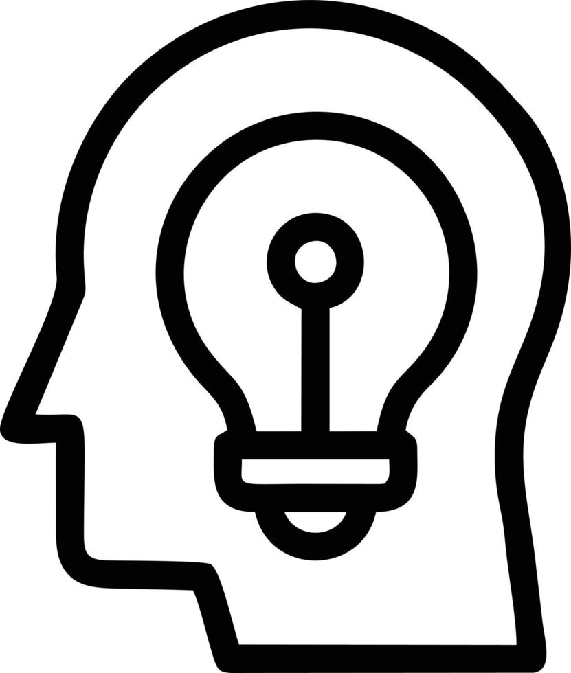 Idea solution icon symbol vector image. Illustration of the creative innovation concept design. EPS 10
