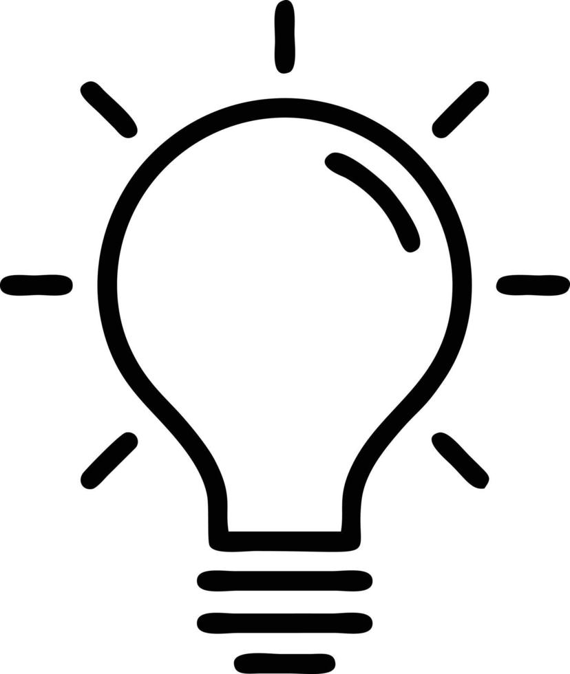 Idea solution icon symbol vector image. Illustration of the creative innovation concept design. EPS 10