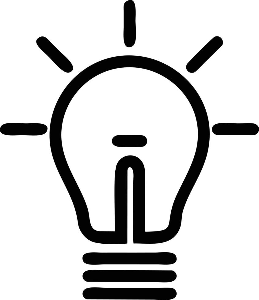 Idea solution icon symbol vector image. Illustration of the creative innovation concept design. EPS 10