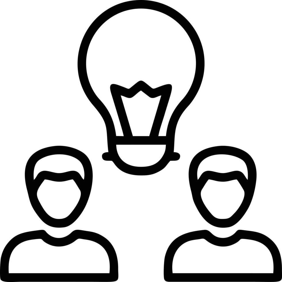 Idea solution icon symbol vector image. Illustration of the creative innovation concept design. EPS 10
