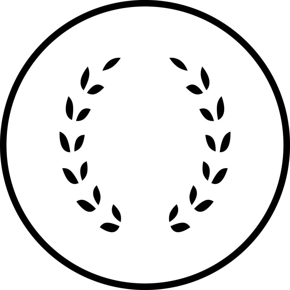 Laurel Wreath Vector Icon Style