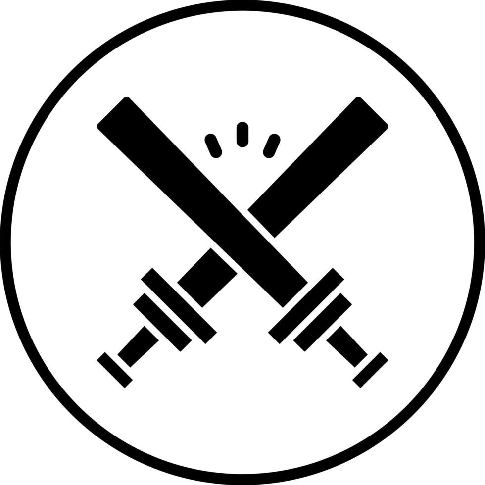 Glow Sticks Vector Icon Style