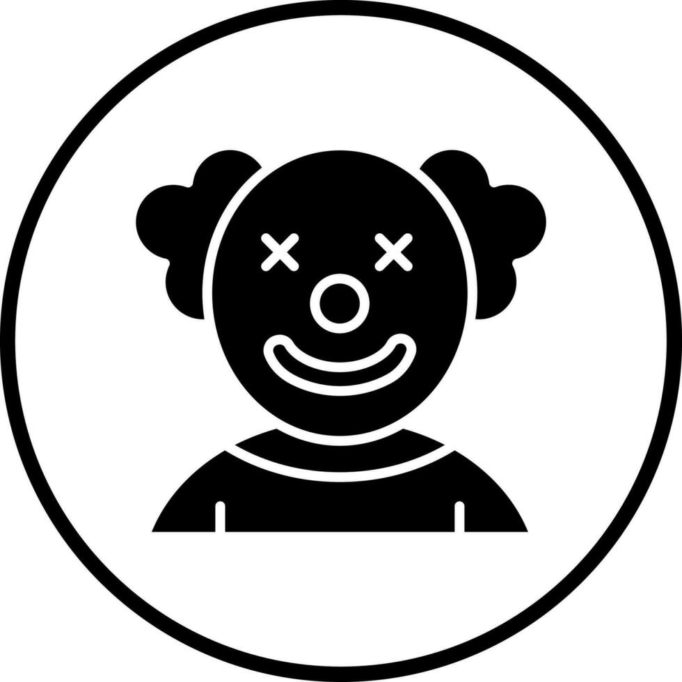 Clown Vector Icon Style