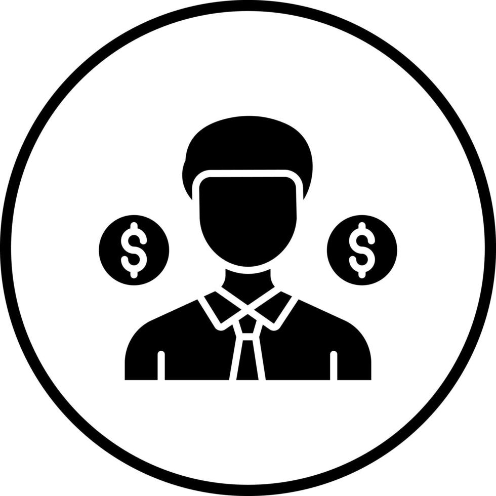 Embezzlement Vector Icon Style