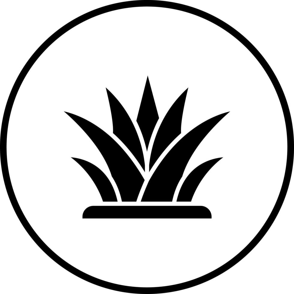 Aloe Vera Vector Icon Style
