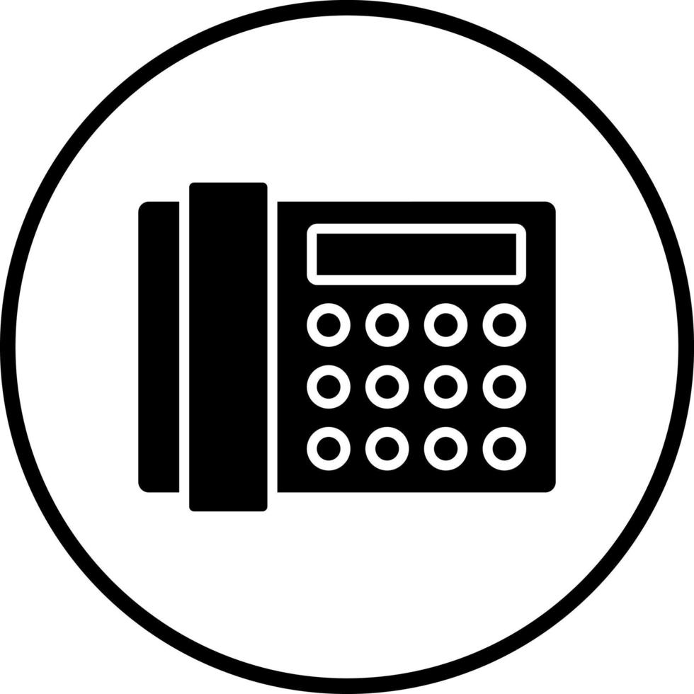 Landline Vector Icon Style