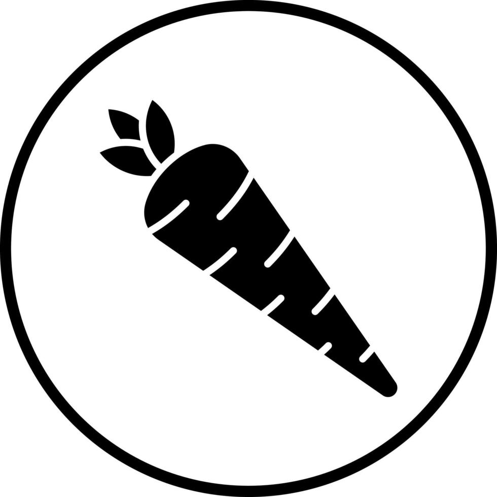 Carrot Vector Icon Style