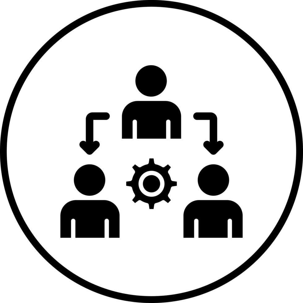 Delegate Vector Icon Style