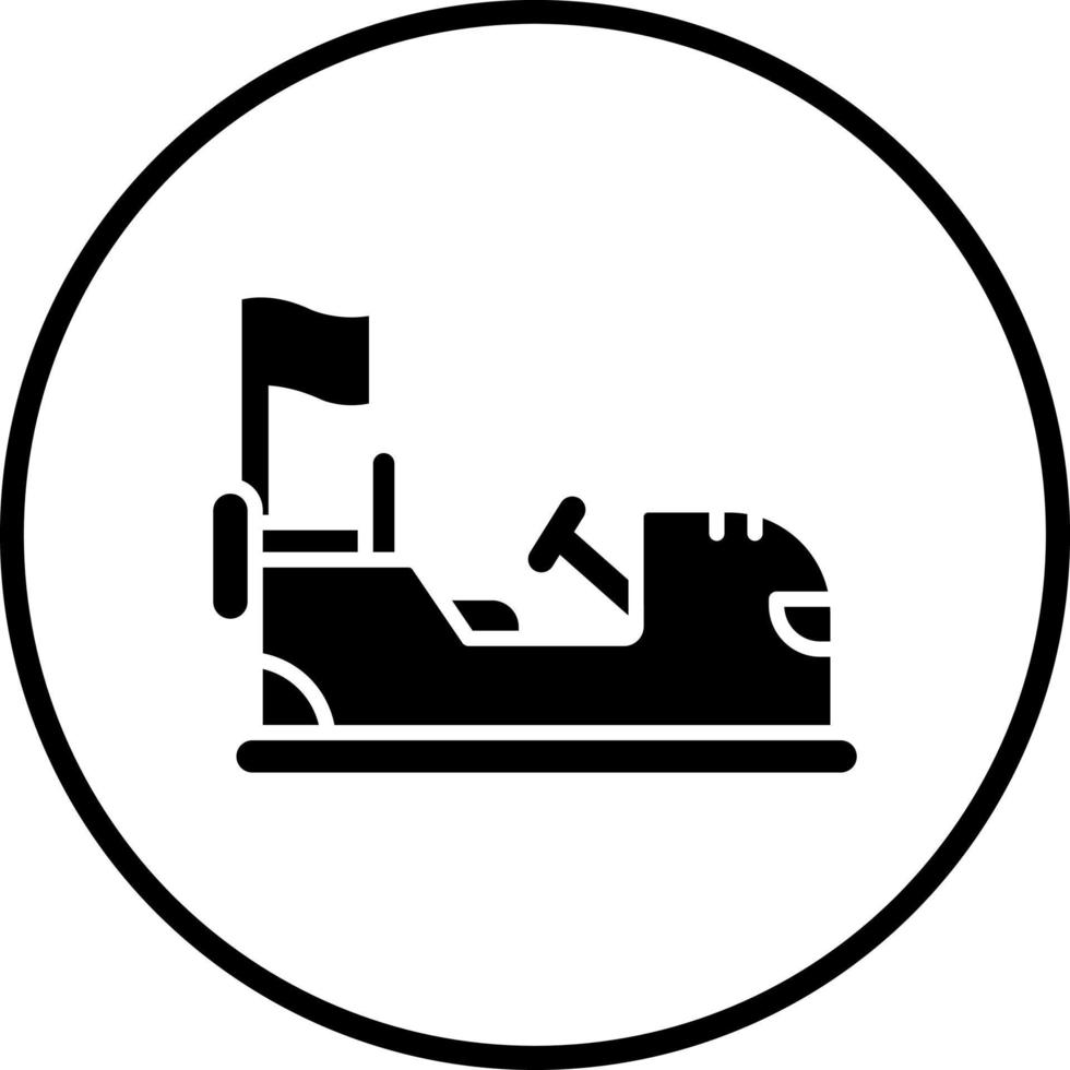 Bumper Cars Vector Icon Style