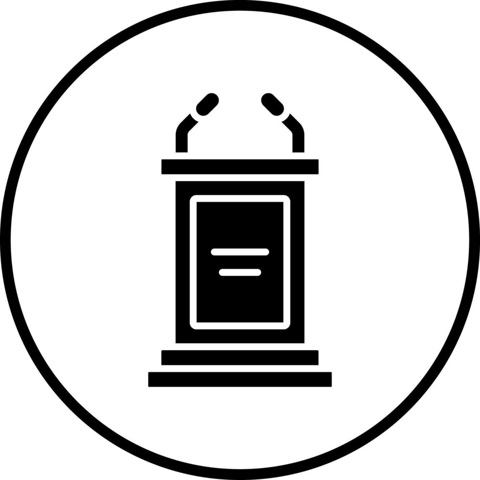 Bully Pulpit Vector Icon Style