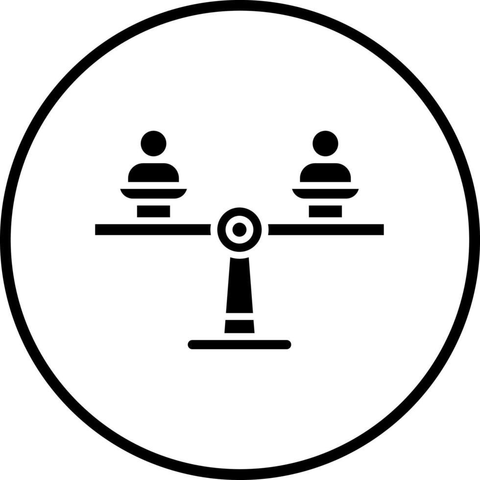 Balancing Art Vector Icon Style