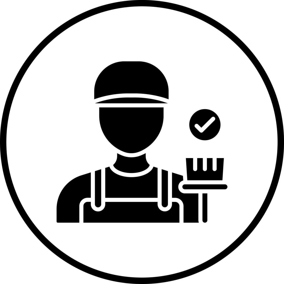 Cleaning Service Vector Icon Style