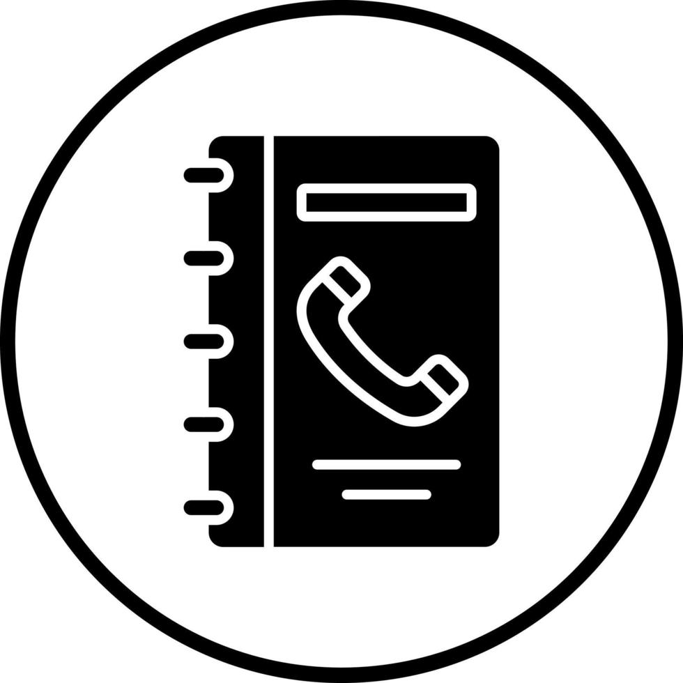 Phone Book Vector Icon Style