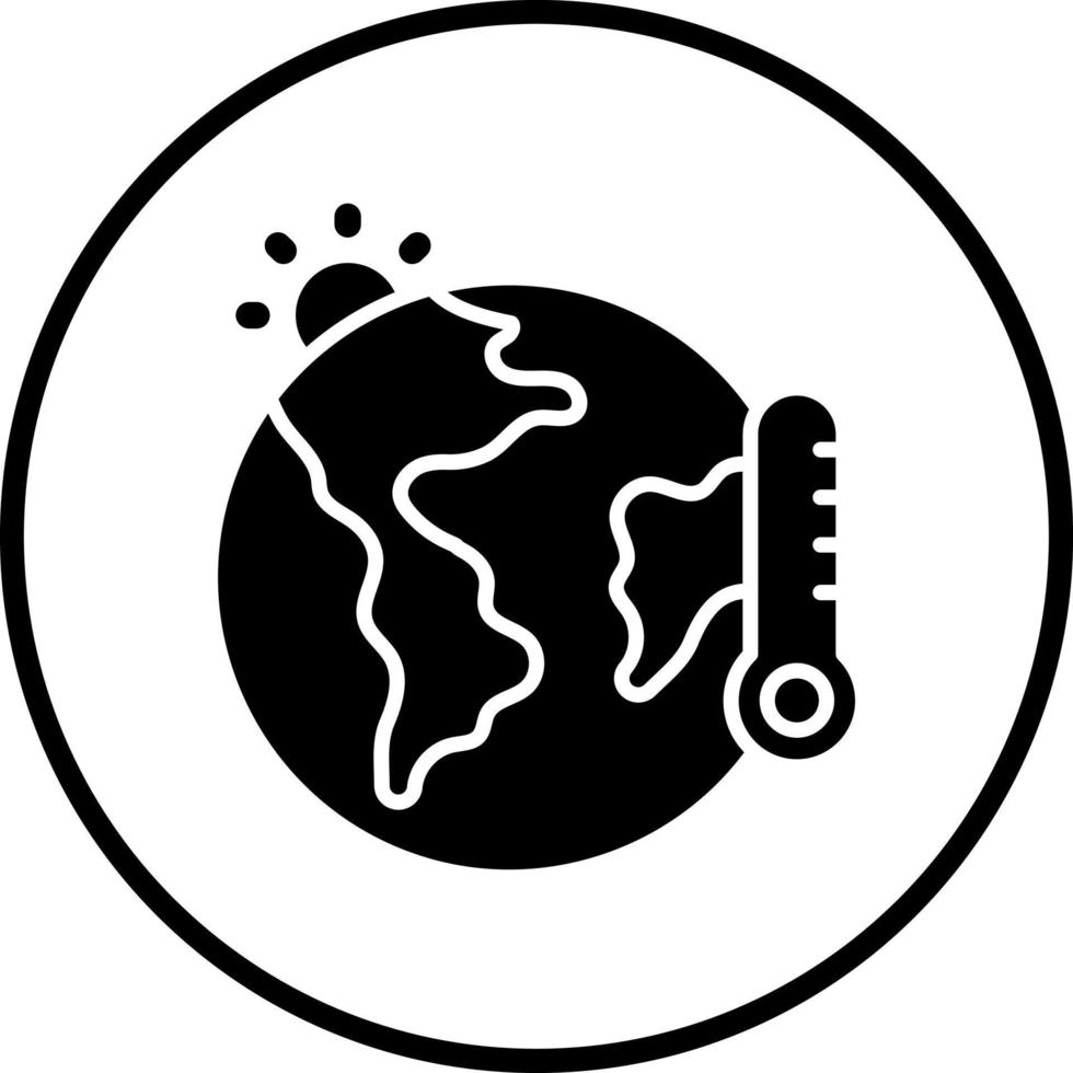 Climate Change Vector Icon Style