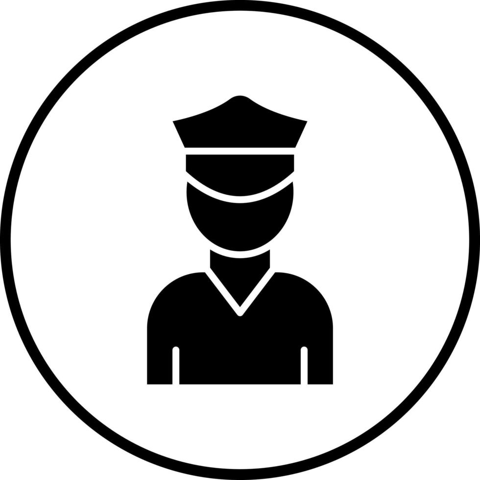 Gate Keeper Vector Icon Style