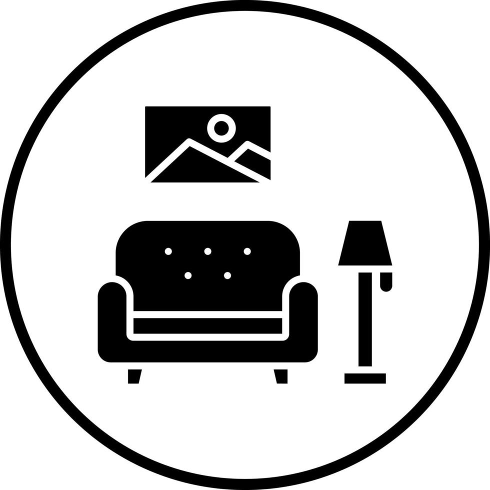 Living Room Vector Icon Style