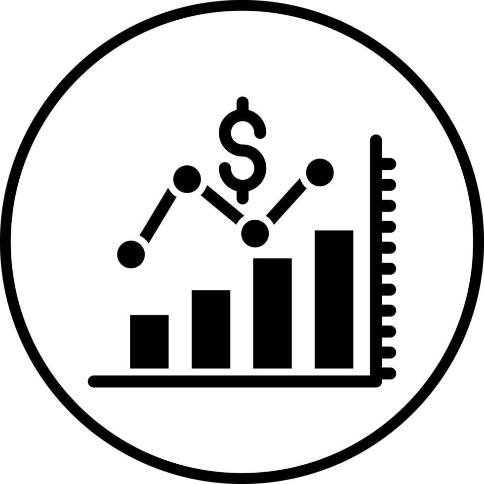 Average Dollar Sale Vector Icon Style