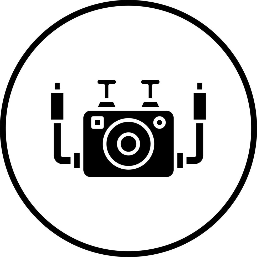 Underwater Camera Vector Icon Style