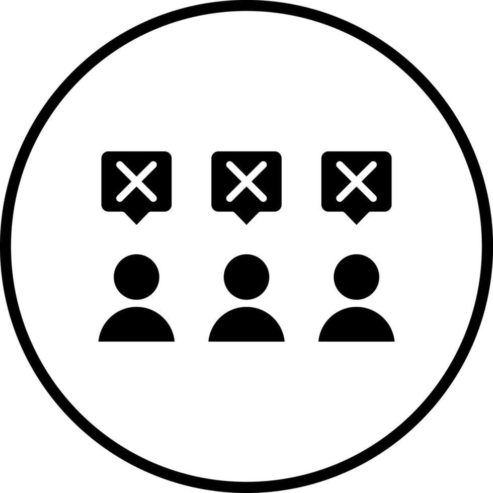 People Disagree Vector Icon Style