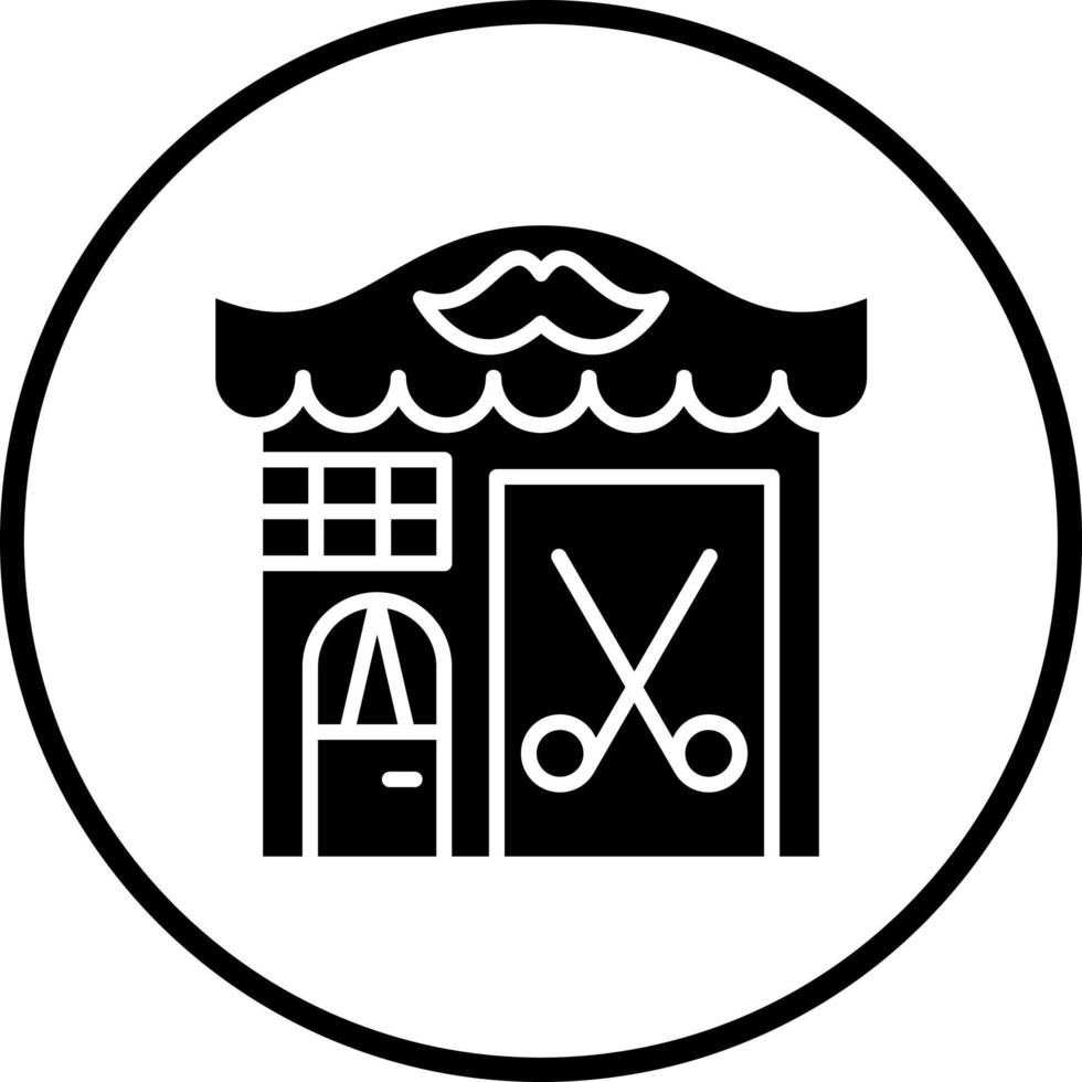 Barber Shop Vector Icon Style