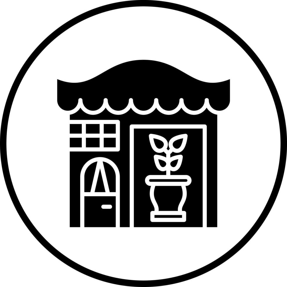 Plant Shop Vector Icon Style