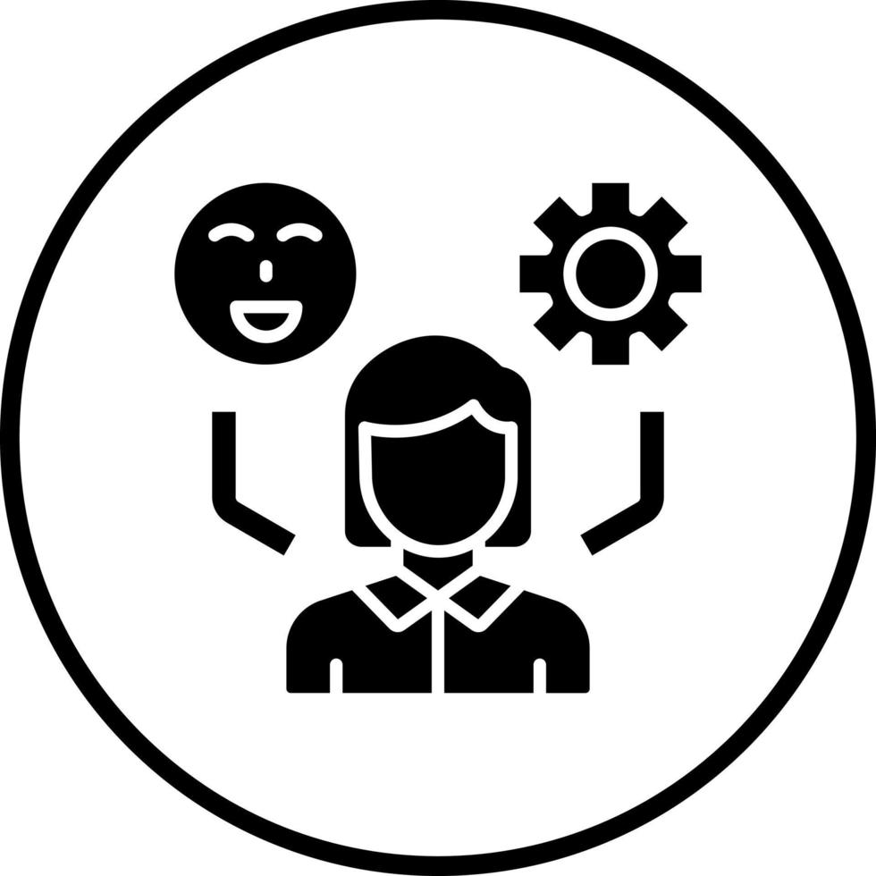 Stress Management Vector Icon Style