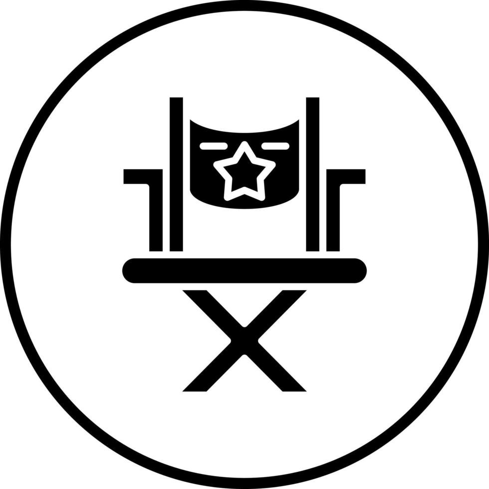 Director Chair Vector Icon Style