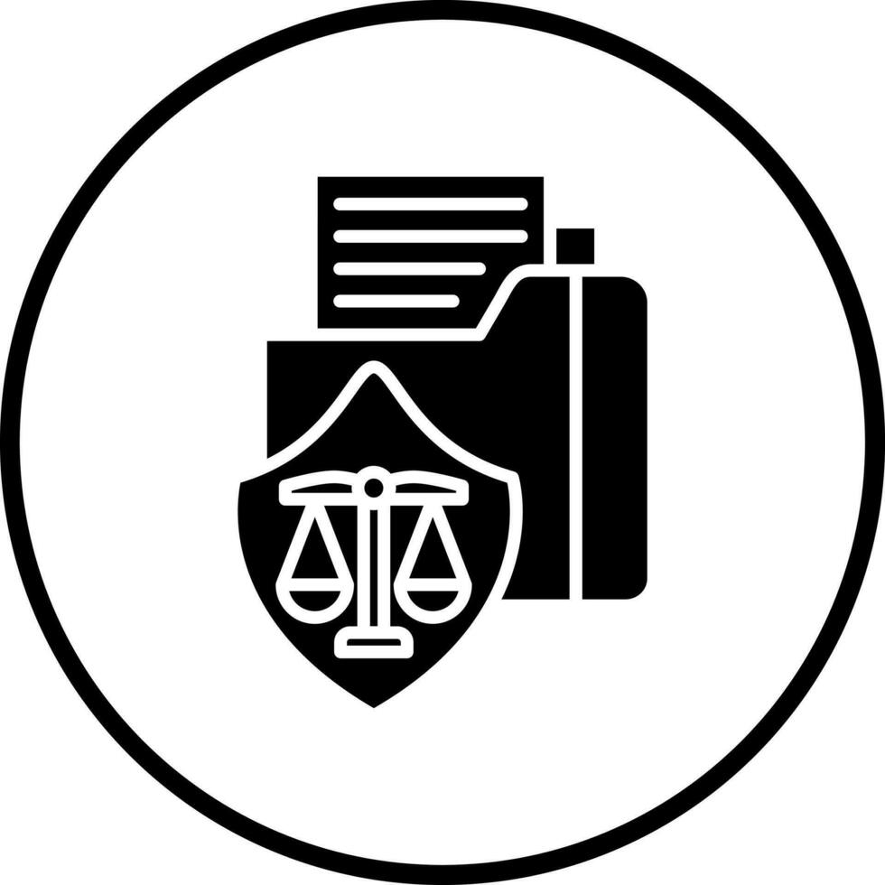 Data Protection Law Vector Icon Style