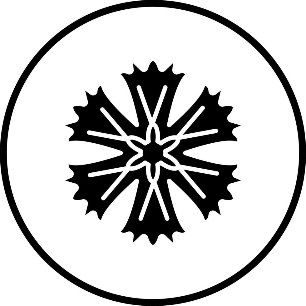 Fringed Dianthus Vector Icon Style