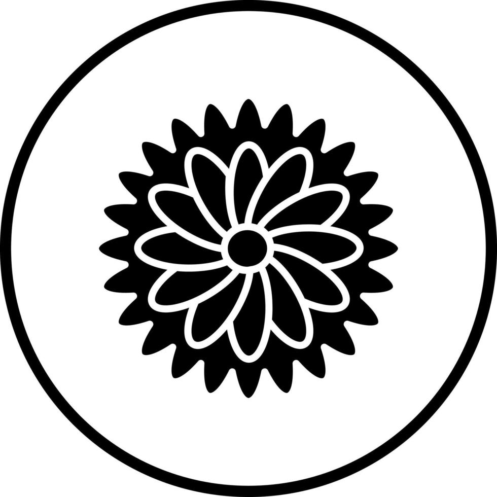 Chamomile Vector Icon Style