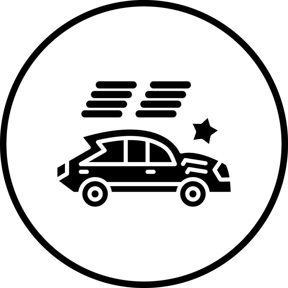 Racing Car Vector Icon Style