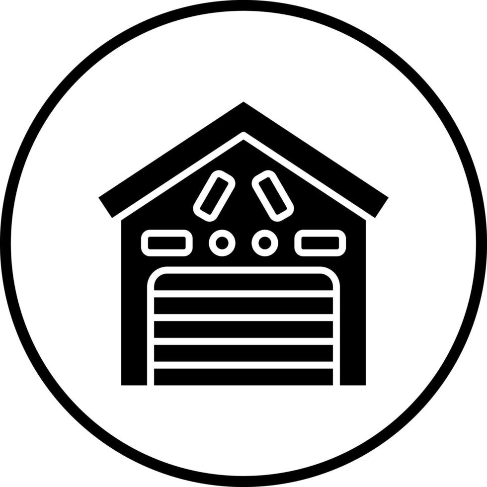Warehouse Vector Icon Style