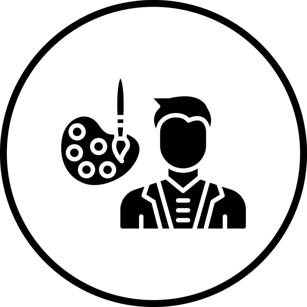 Conservator Male Vector Icon Style