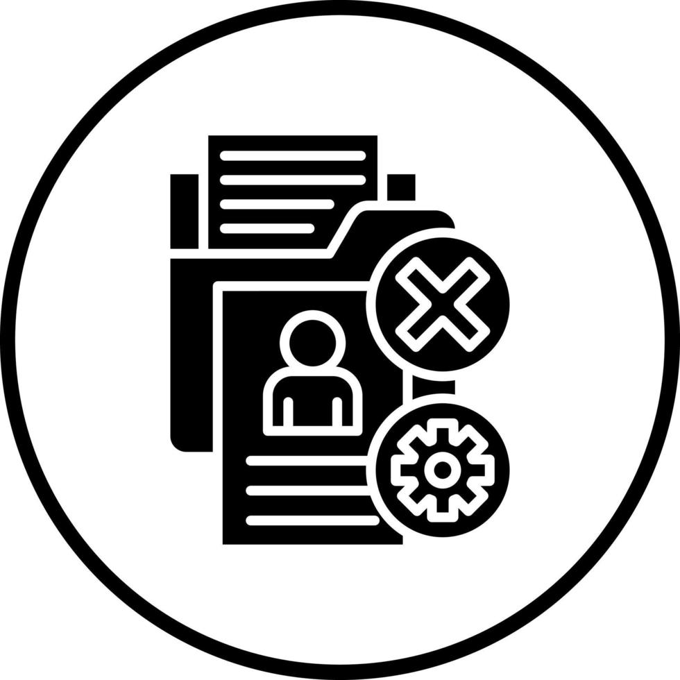Restriction Of Processin Vector Icon Style