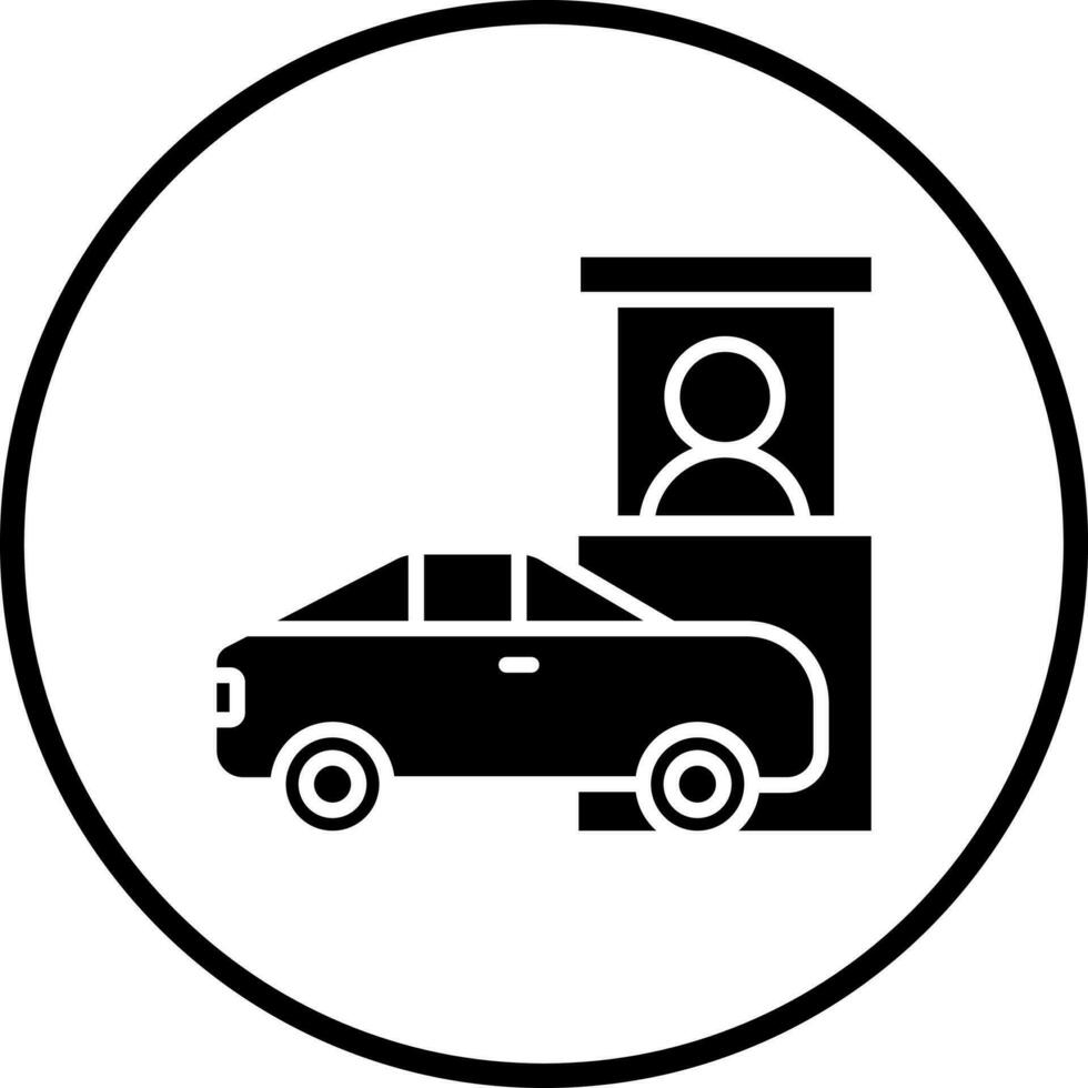 Drive Thru Vector Icon Style