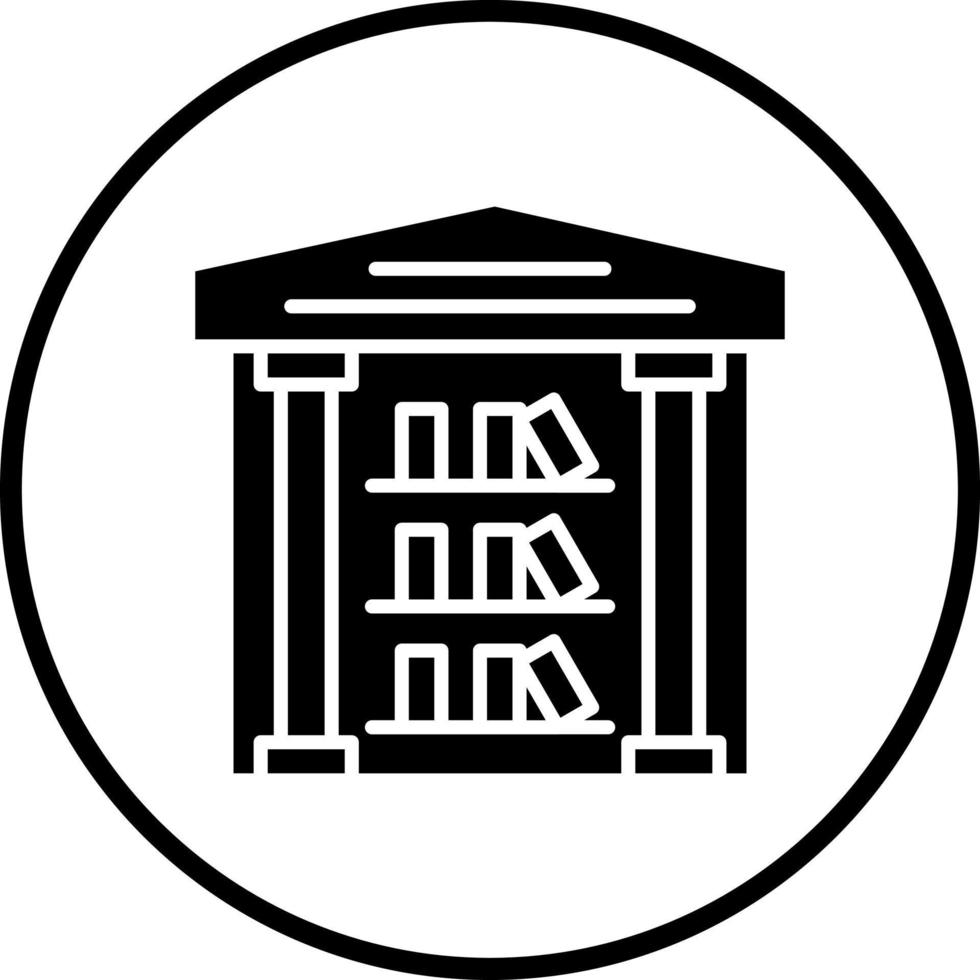 Library Vector Icon Style