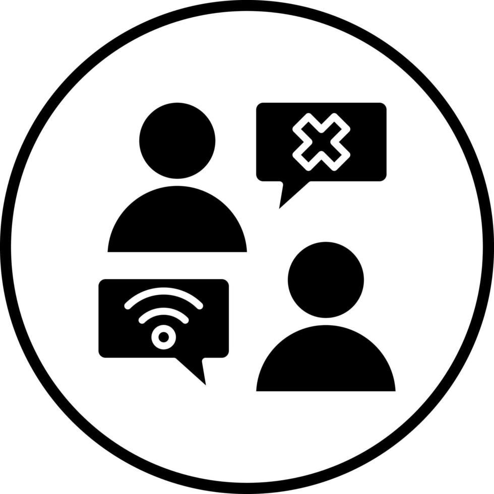 Digital Divide Vector Icon Style