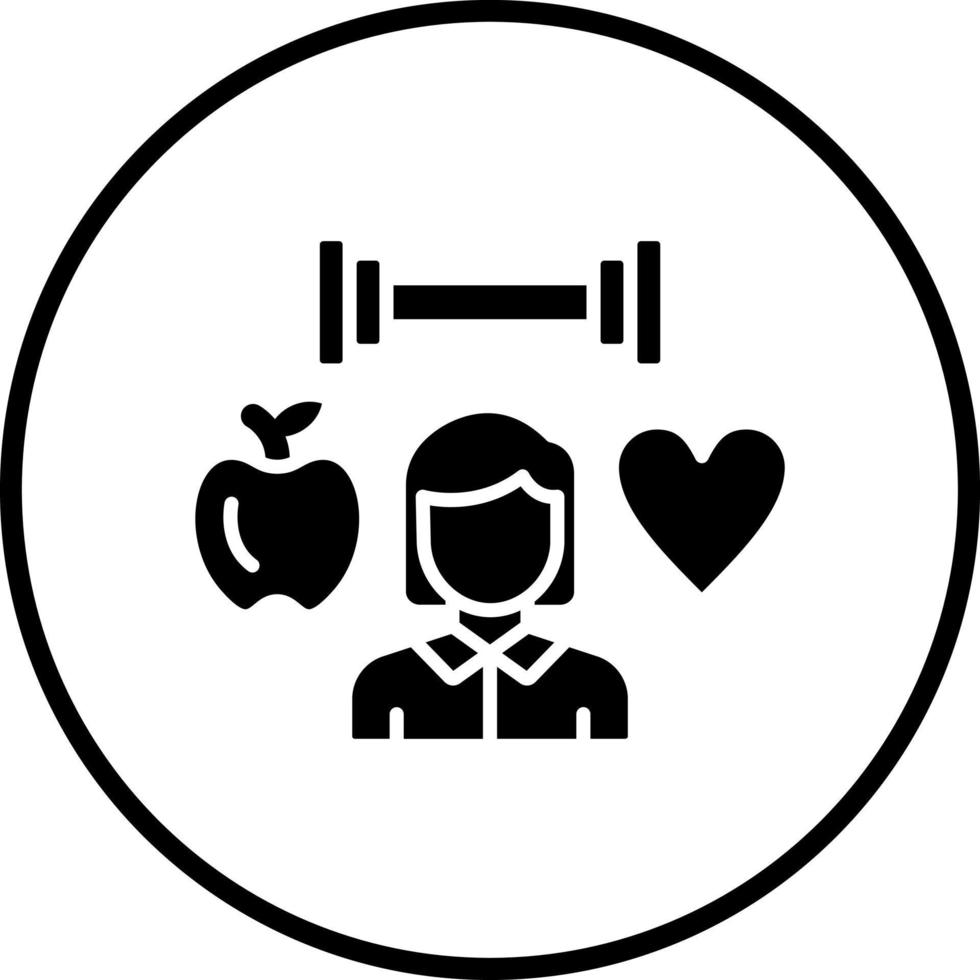 Health Conscious Vector Icon Style